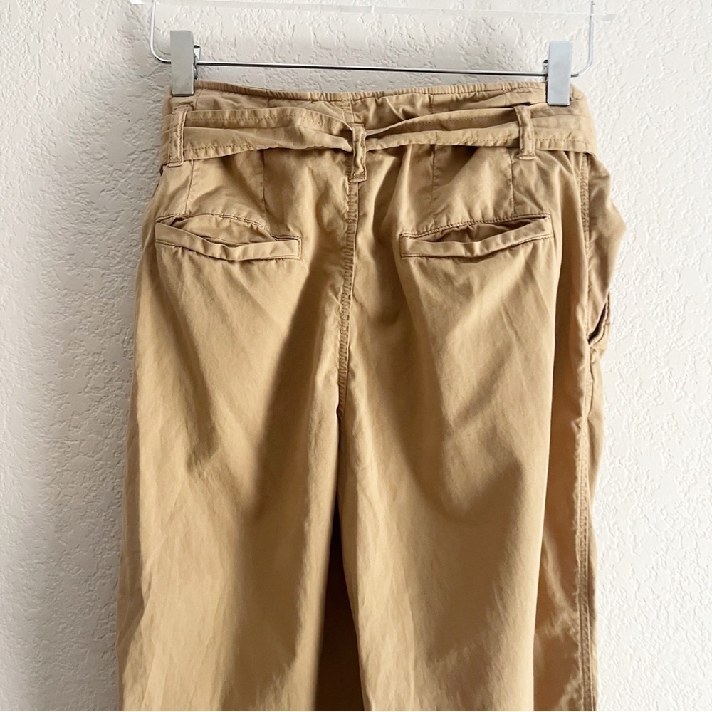 RALPH LAUREN Tan High Rise Tapered Chino With Belt Size 4 - Picture 9 of 11